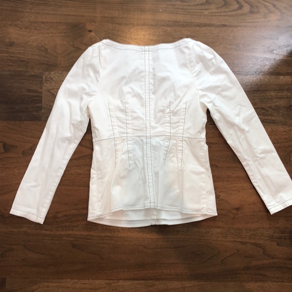 La Vie Rebecca Taylor structured white top size XS - Picture 4 of 6